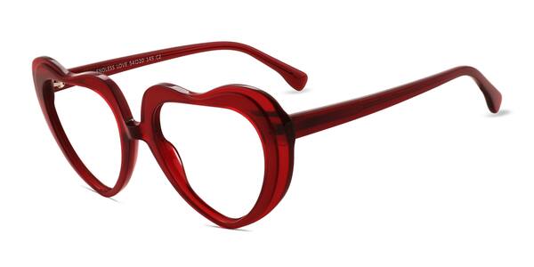 Red Endless Love -  Acetate Eyeglasses