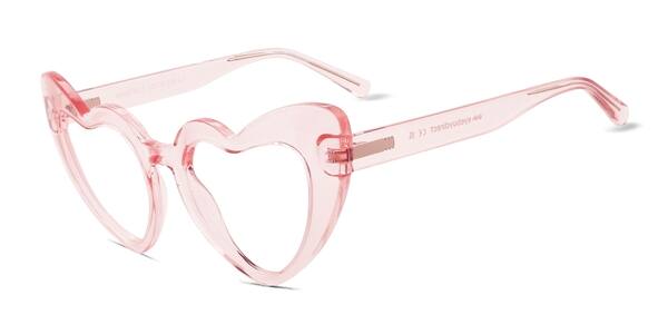 Pink Heartfelt -  Plastic Eyeglasses