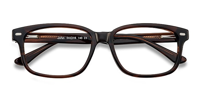 Brown John -  Classic Acetate Eyeglasses