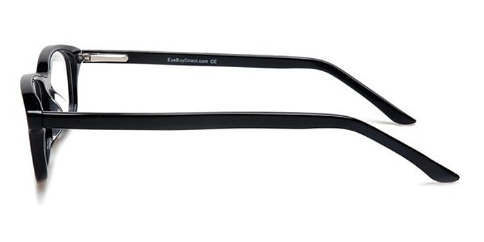 Norfolk Black Acetate Eyeglass Frames from EyeBuyDirect