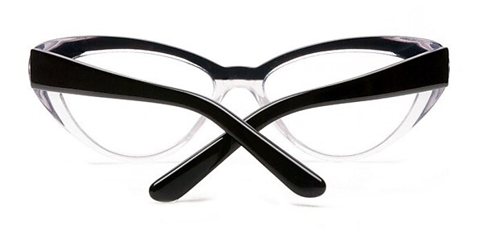 Black/Clear Gryazi -  Acetate Eyeglasses