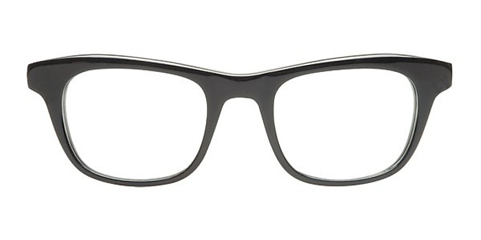 Istra Black Acetate Eyeglass Frames from EyeBuyDirect