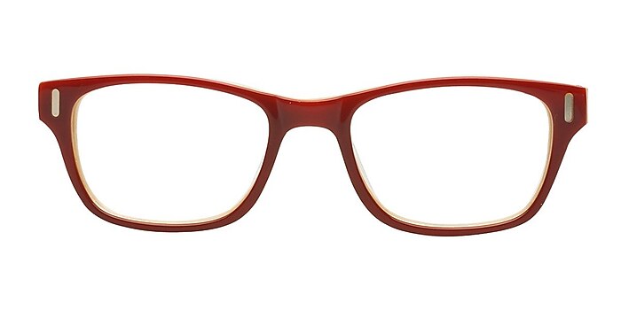 Kolomna Red Acetate Eyeglass Frames from EyeBuyDirect