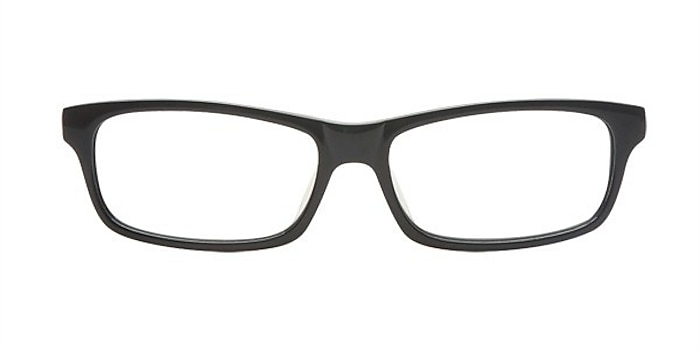 Omsk Black/Green Acetate Eyeglass Frames from EyeBuyDirect