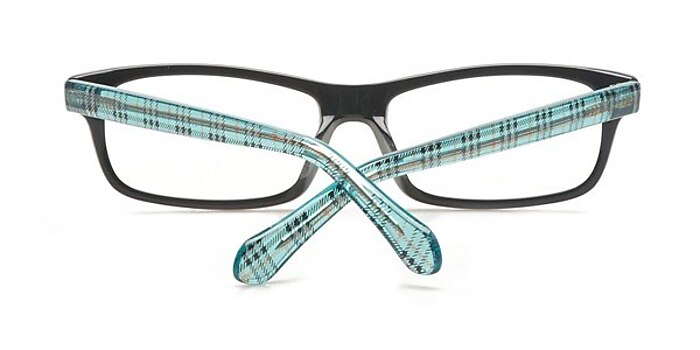 Black/Green Omsk -  Colorful Acetate Eyeglasses