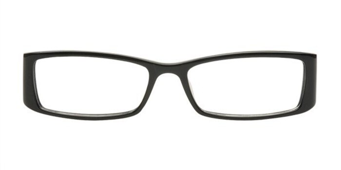 ML802 Noir Acétate Montures de lunettes de vue d'EyeBuyDirect