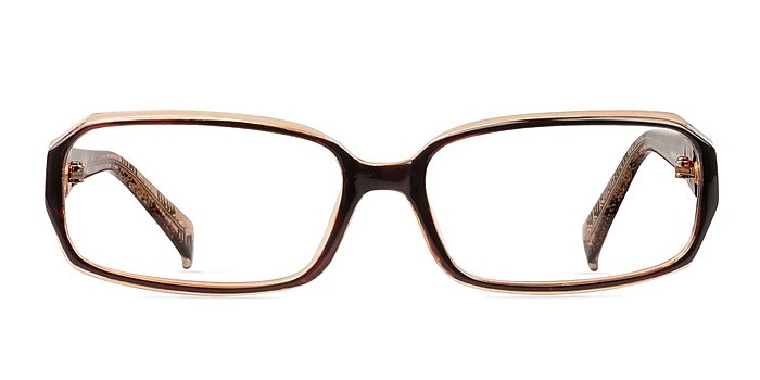 Rancho Brown Acetate Eyeglass Frames from EyeBuyDirect