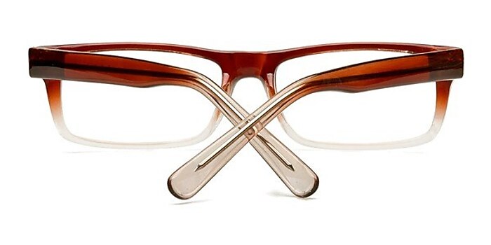 Brown/Clear Garden -  Colorful Plastic Eyeglasses