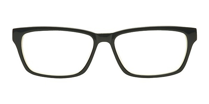 Andreapol Black/White Acetate Eyeglass Frames from EyeBuyDirect