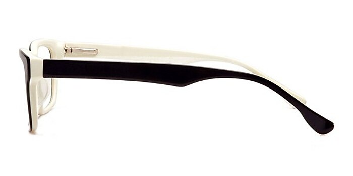 Andreapol Black/White Acetate Eyeglass Frames from EyeBuyDirect