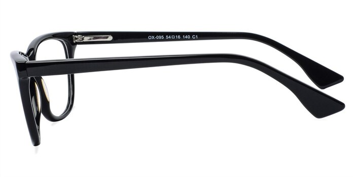 OX-095 Noir Acétate Montures de lunettes de vue d'EyeBuyDirect