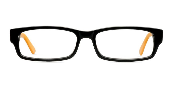 Ukungsbacka Black/Yellow Acétate Montures de lunettes de vue d'EyeBuyDirect