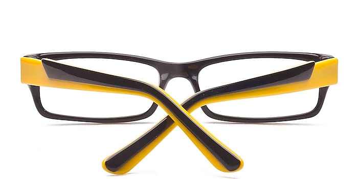 Black/Yellow Ukungsbacka -  Colorful Acetate Eyeglasses