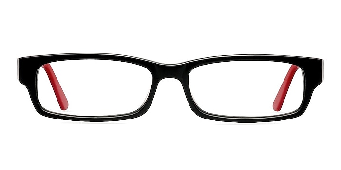 Ukungsbacka Black/Red Acetate Eyeglass Frames from EyeBuyDirect