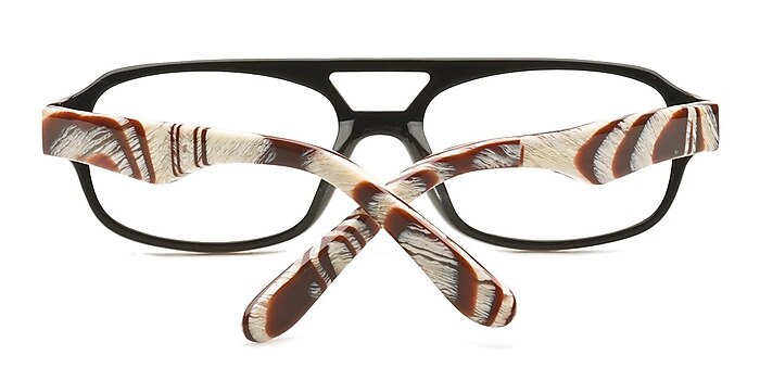 Black/Brown Model 2 -  Acetate Eyeglasses
