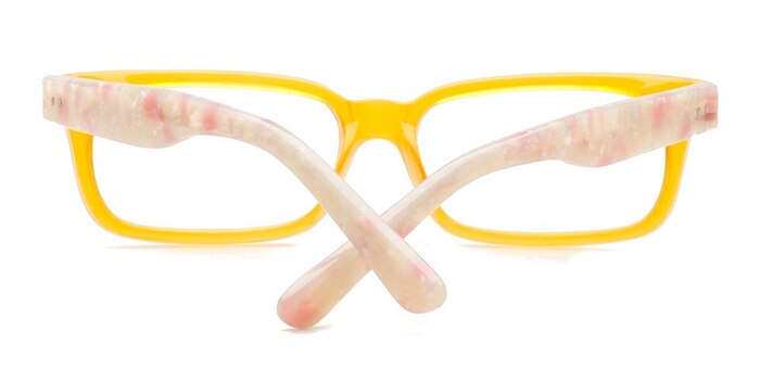 Yellow/Pearl Model 3 -  Coloré Acétate Lunettes de vue