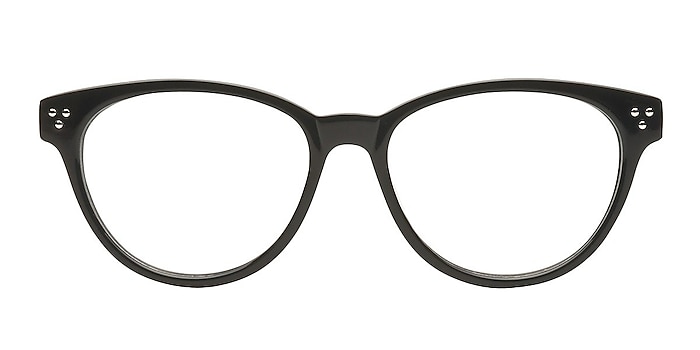 Model 5 Black Acetate Eyeglass Frames from EyeBuyDirect