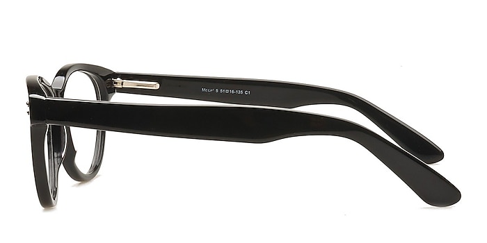 Model 5 Black Acetate Eyeglass Frames from EyeBuyDirect