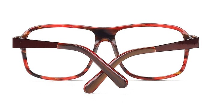 Brown/Burgundy Dobryanka -  Geek Acetate Eyeglasses