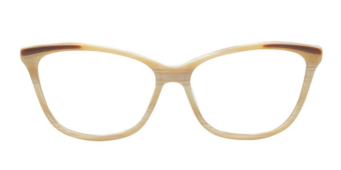 Kemerovo Ivory Acetate Eyeglass Frames from EyeBuyDirect