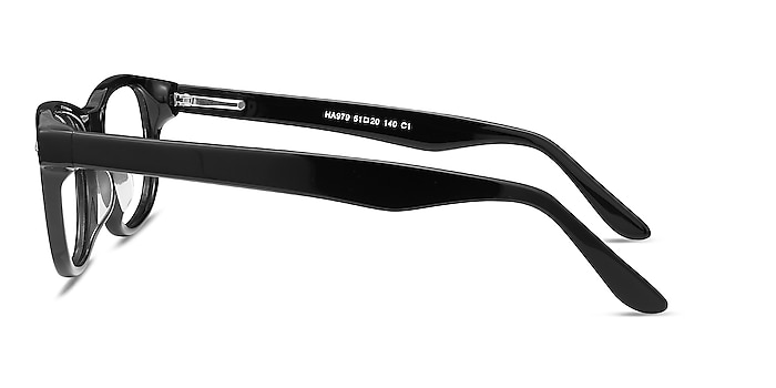 HA979 Noir Acétate Montures de lunettes de vue d'EyeBuyDirect