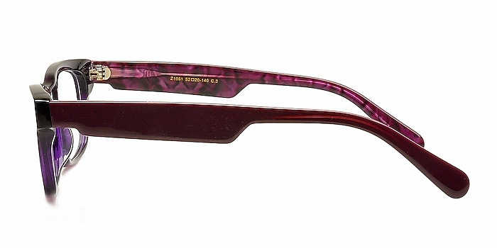 Z1051 Purple Acetate Eyeglass Frames from EyeBuyDirect