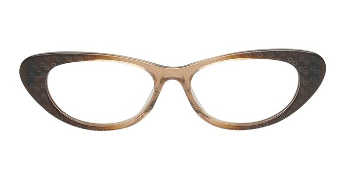 Ladoga Brun Acétate Montures de lunettes de vue d'EyeBuyDirect