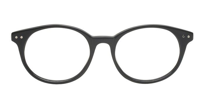 Saratov Noir Acétate Montures de lunettes de vue d'EyeBuyDirect