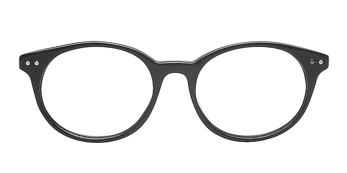 Saratov Black Acetate Eyeglass Frames from EyeBuyDirect