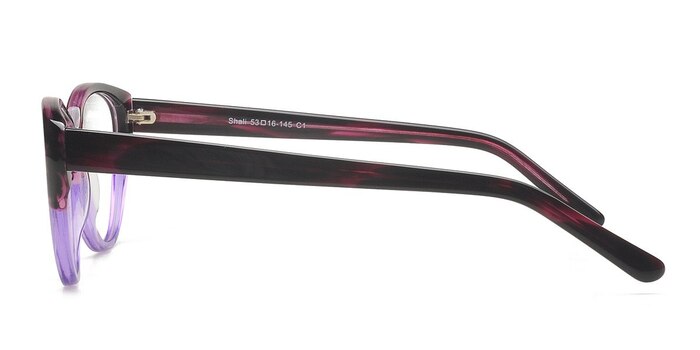 Shali Burgundy/purple Acétate Montures de lunettes de vue d'EyeBuyDirect