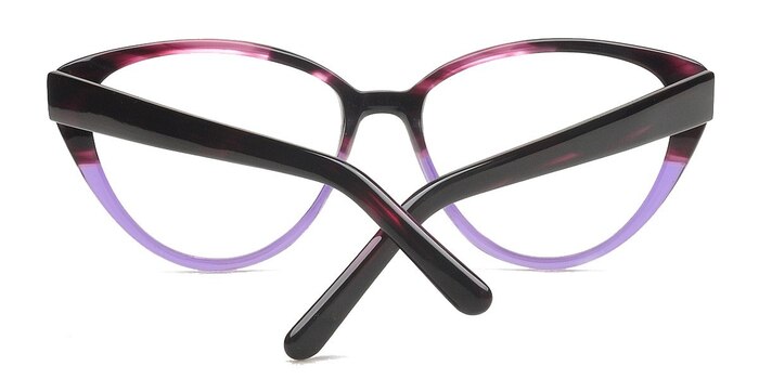Burgundy/purple Shali -  Colorful Acetate Eyeglasses