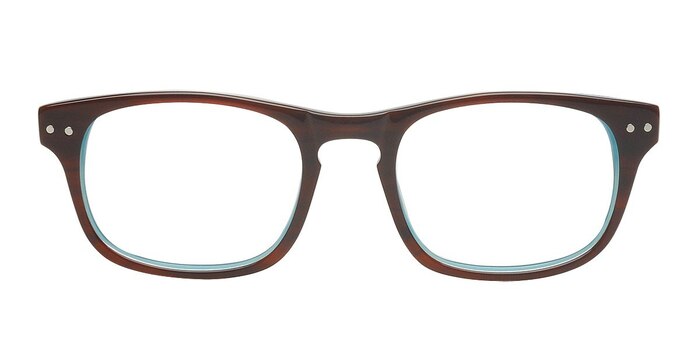 Talitsa Brown Acetate Eyeglass Frames from EyeBuyDirect