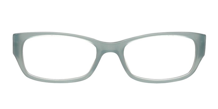 Tarusa Green/White Acétate Montures de lunettes de vue d'EyeBuyDirect