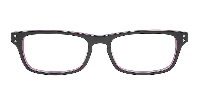 Kemi Black/Purple Acetate Eyeglass Frames from EyeBuyDirect
