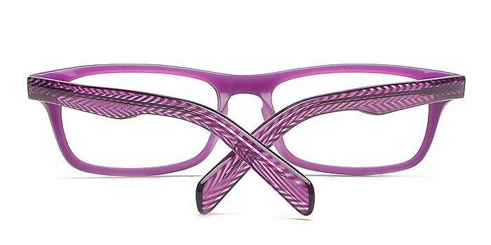 Black/Purple Kemi -  Colorful Acetate Eyeglasses