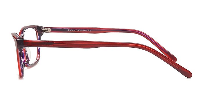 Shatura Burgundy Acetate Eyeglass Frames from EyeBuyDirect