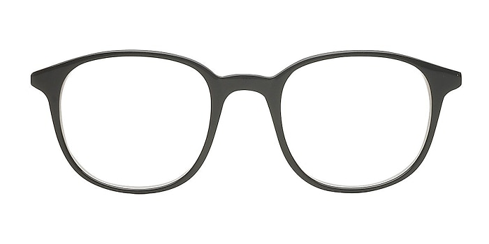 Udachny Black/White Acetate Eyeglass Frames from EyeBuyDirect