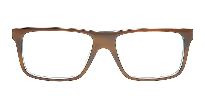 Likino Brown Acetate Eyeglass Frames from EyeBuyDirect