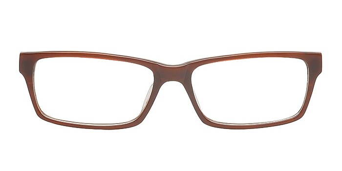 Zori Brown Acetate Eyeglass Frames from EyeBuyDirect