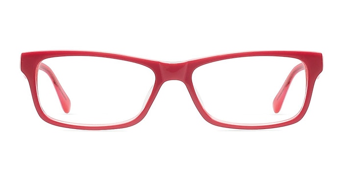 Zmeinogorsk Red Acetate Eyeglass Frames from EyeBuyDirect