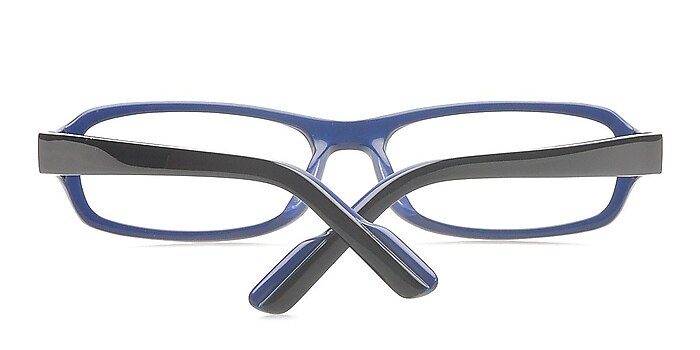 Black/Blue Newberg -  Colorful Acetate Eyeglasses