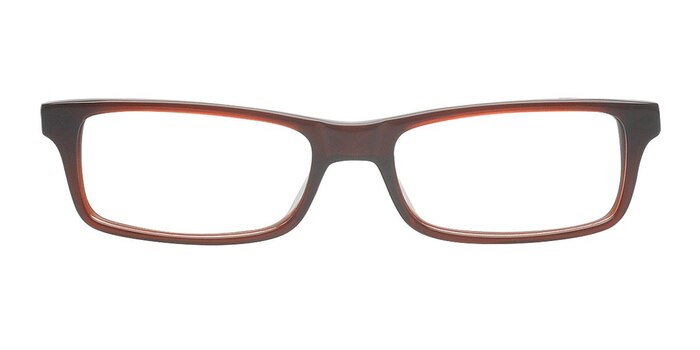 Tualatin Brown/Black Acétate Montures de lunettes de vue d'EyeBuyDirect