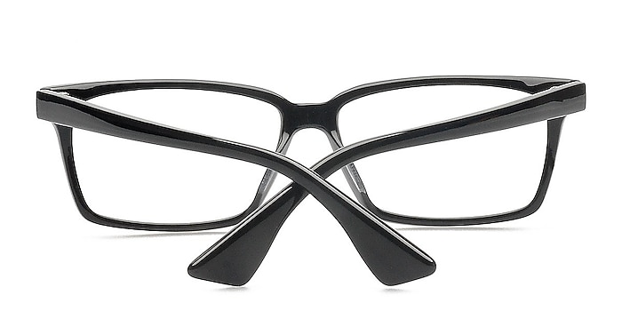 Black Hooksett -  Acetate Eyeglasses