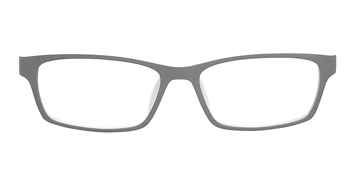 Madras Grey/White Plastic Eyeglass Frames from EyeBuyDirect