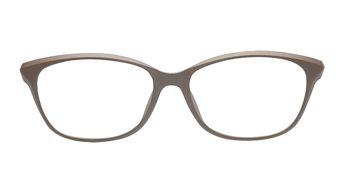 Veneta Coffee Plastic Eyeglass Frames from EyeBuyDirect