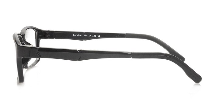 Bandon Rectangle Black Full Rim Eyeglasses | Eyebuydirect