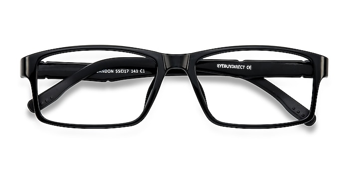 Black Bandon -  Lightweight Plastic Eyeglasses