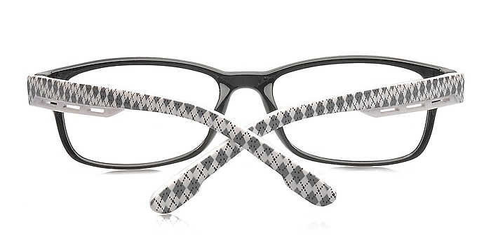 Black/White Yamsay -  Lightweight Plastic Eyeglasses