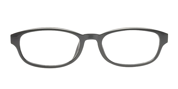Medford Black/Brown Plastic Eyeglass Frames from EyeBuyDirect