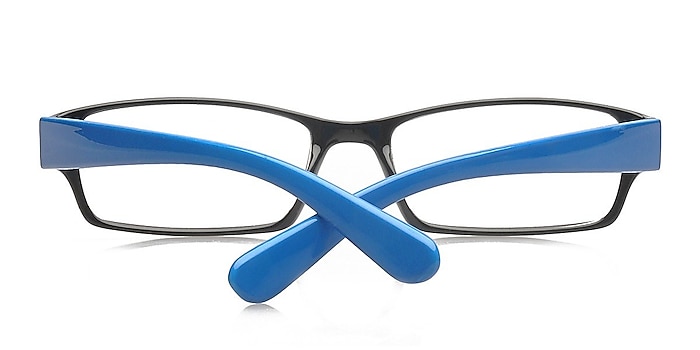 Black/Blue Emmett -  Classic Plastic Eyeglasses